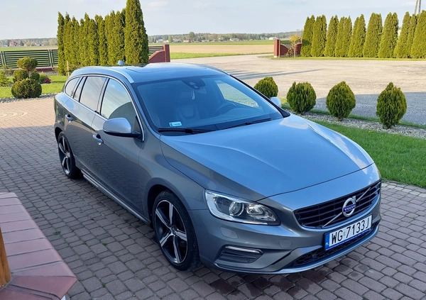 Volvo V60 cena 61500 przebieg: 256000, rok produkcji 2017 z Nowe Miasto nad Pilicą małe 379